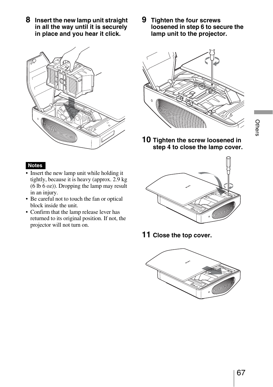 Ge 67) | Sony VPL-VW200 User Manual | Page 67 / 88