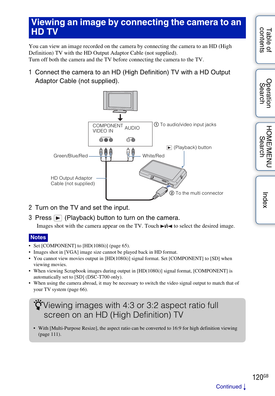 Sony DSC-T700 User Manual | Page 120 / 170