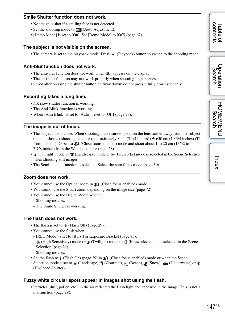 Sony DSC-T700 User Manual | Page 147 / 170