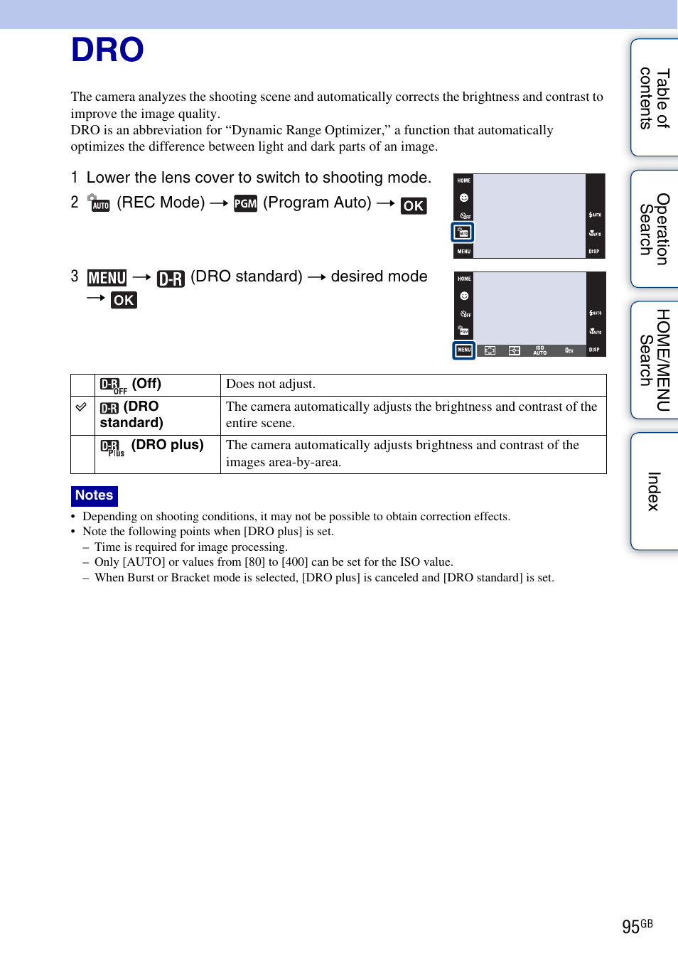 Sony DSC-T700 User Manual | Page 95 / 170