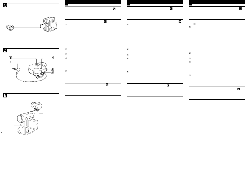 De c | Sony ECM-S930C User Manual | Page 2 / 2
