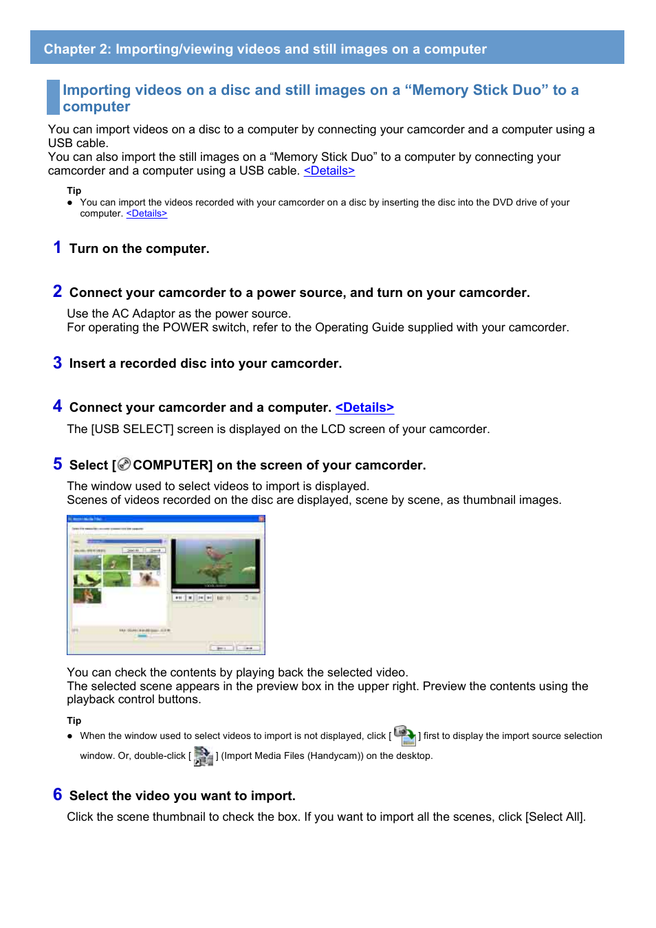 Sony DCR-DVD308 User Manual | Page 11 / 33