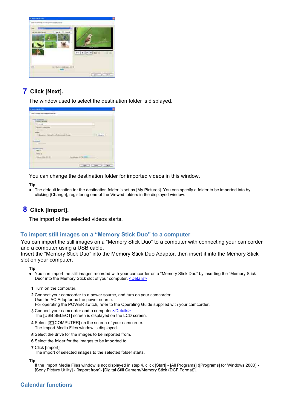 Sony DCR-DVD308 User Manual | Page 12 / 33
