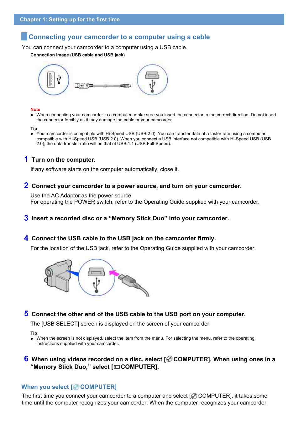 Sony DCR-DVD308 User Manual | Page 8 / 33