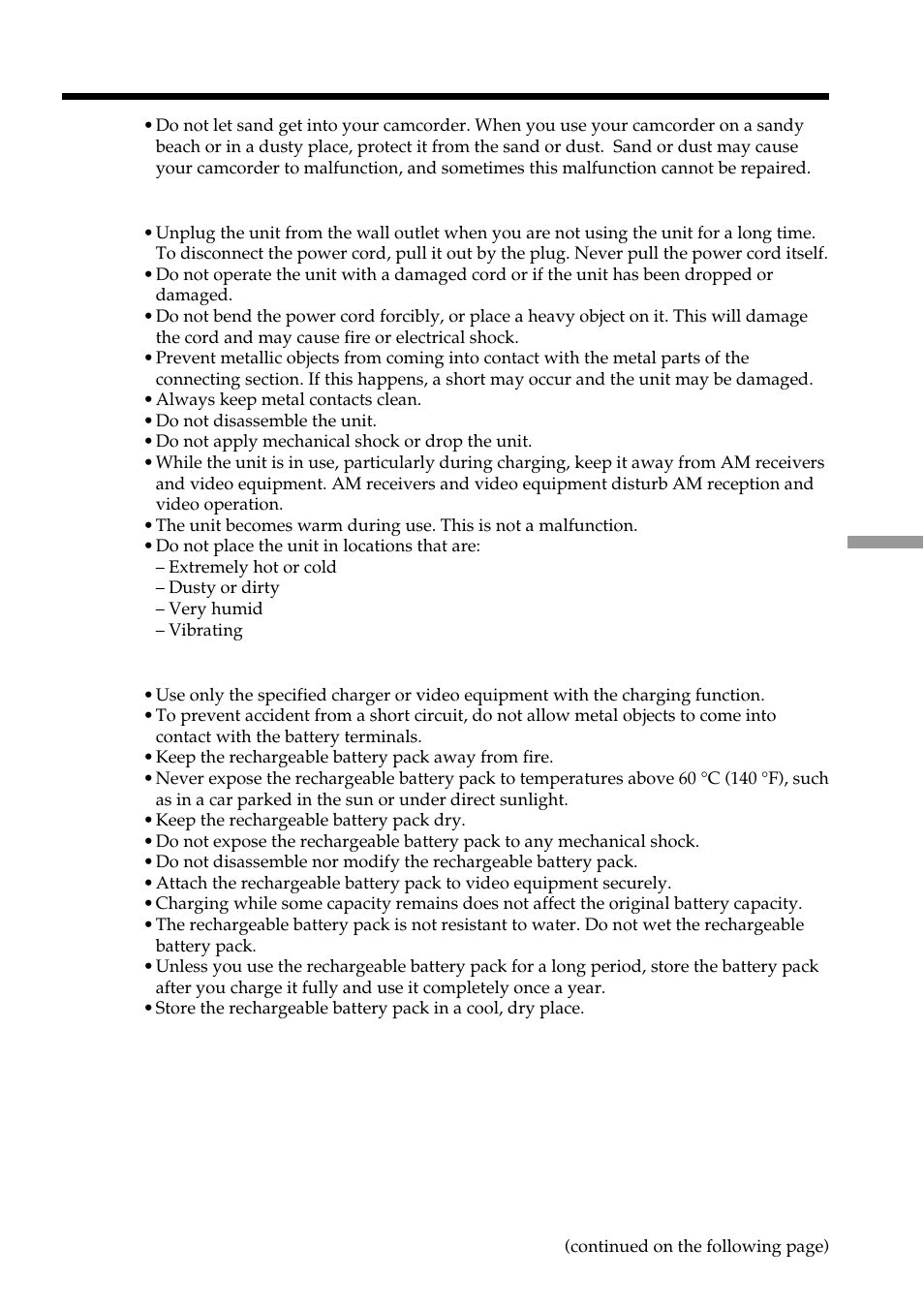 Sony DCR-VX2100 User Manual | Page 161 / 176