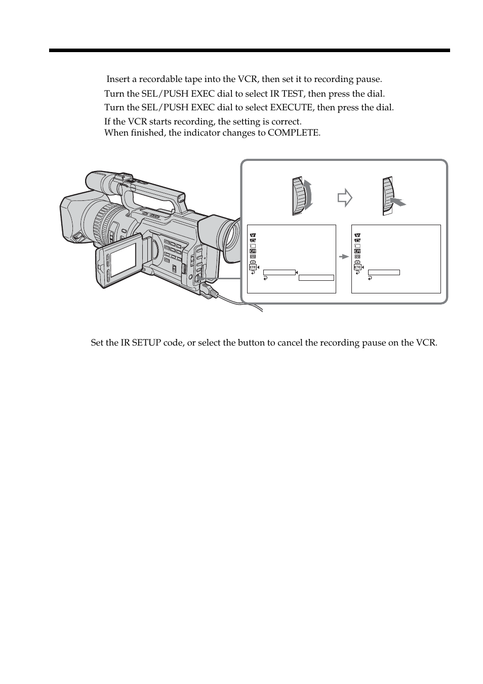 Confirming the vcr operation, When the vcr does not operate correctly | Sony DCR-VX2100 User Manual | Page 80 / 176