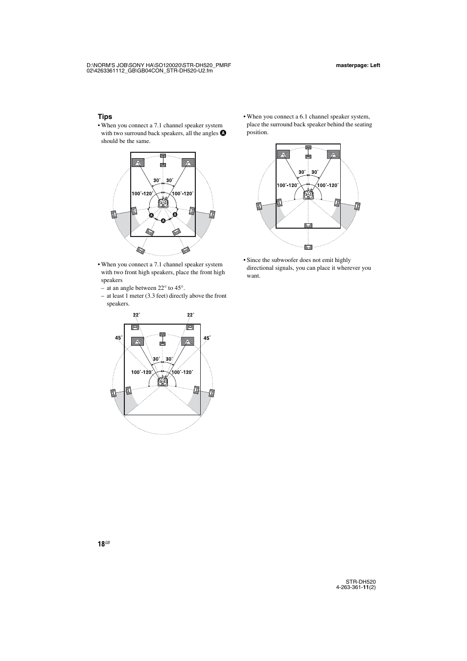 Sony STR-DH520 User Manual | Page 18 / 72