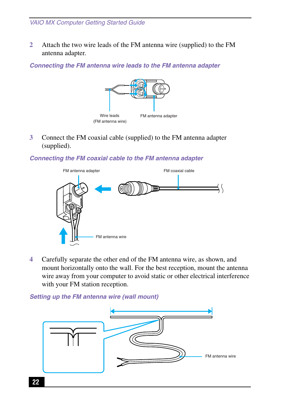 Sony PCV-MXS10 User Manual | Page 22 / 105