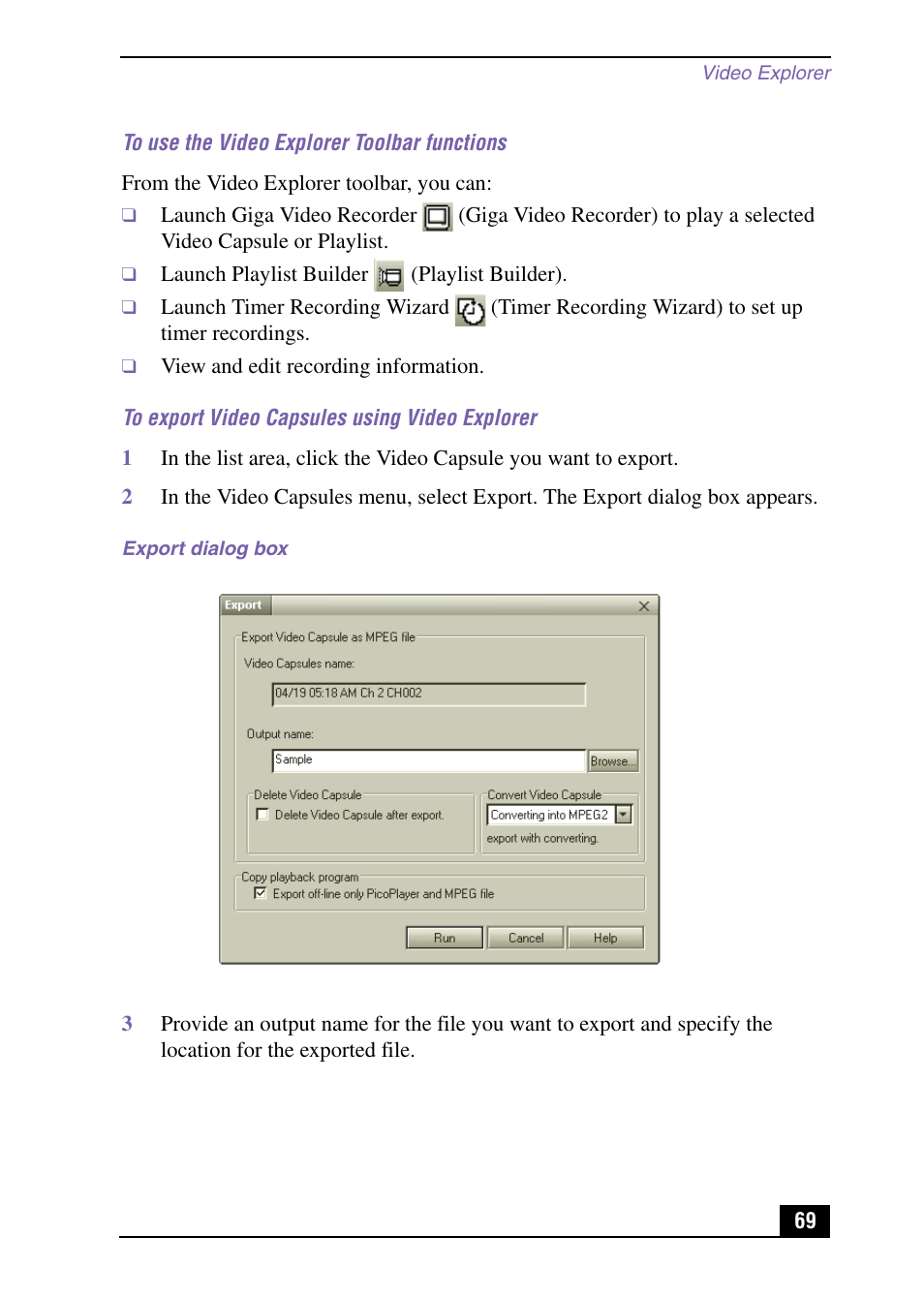 Sony PCV-MXS10 User Manual | Page 69 / 105