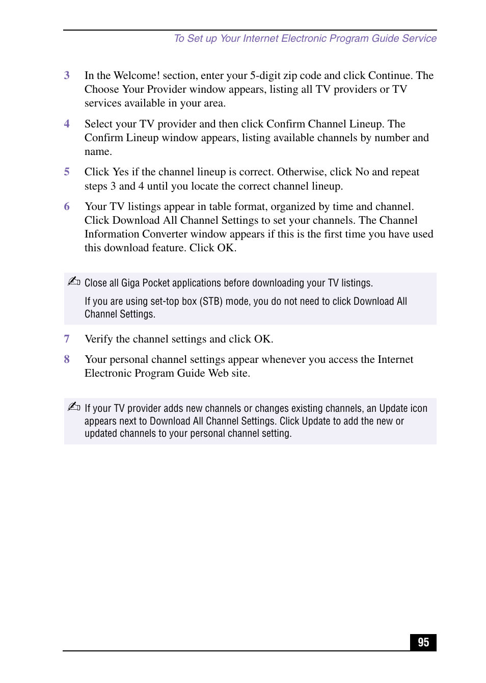 Sony PCV-MXS10 User Manual | Page 95 / 105