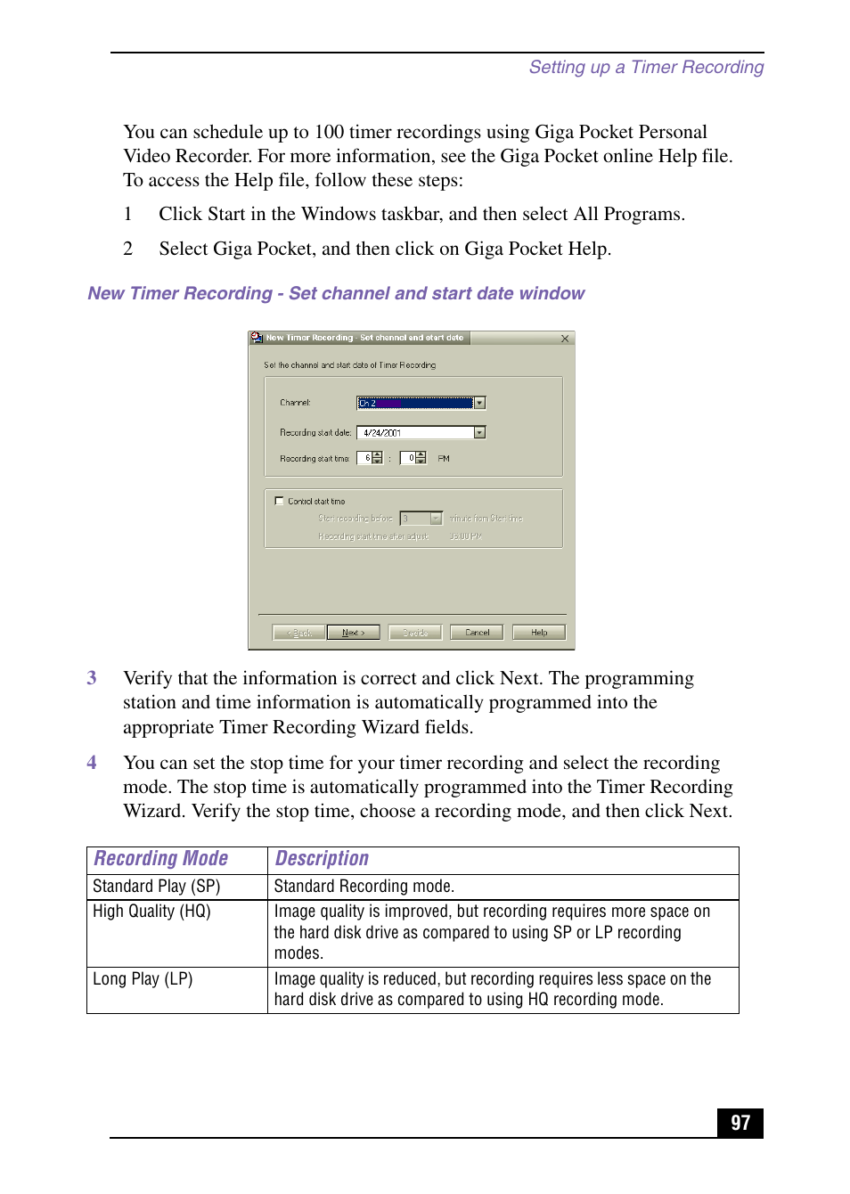 Sony PCV-MXS10 User Manual | Page 97 / 105