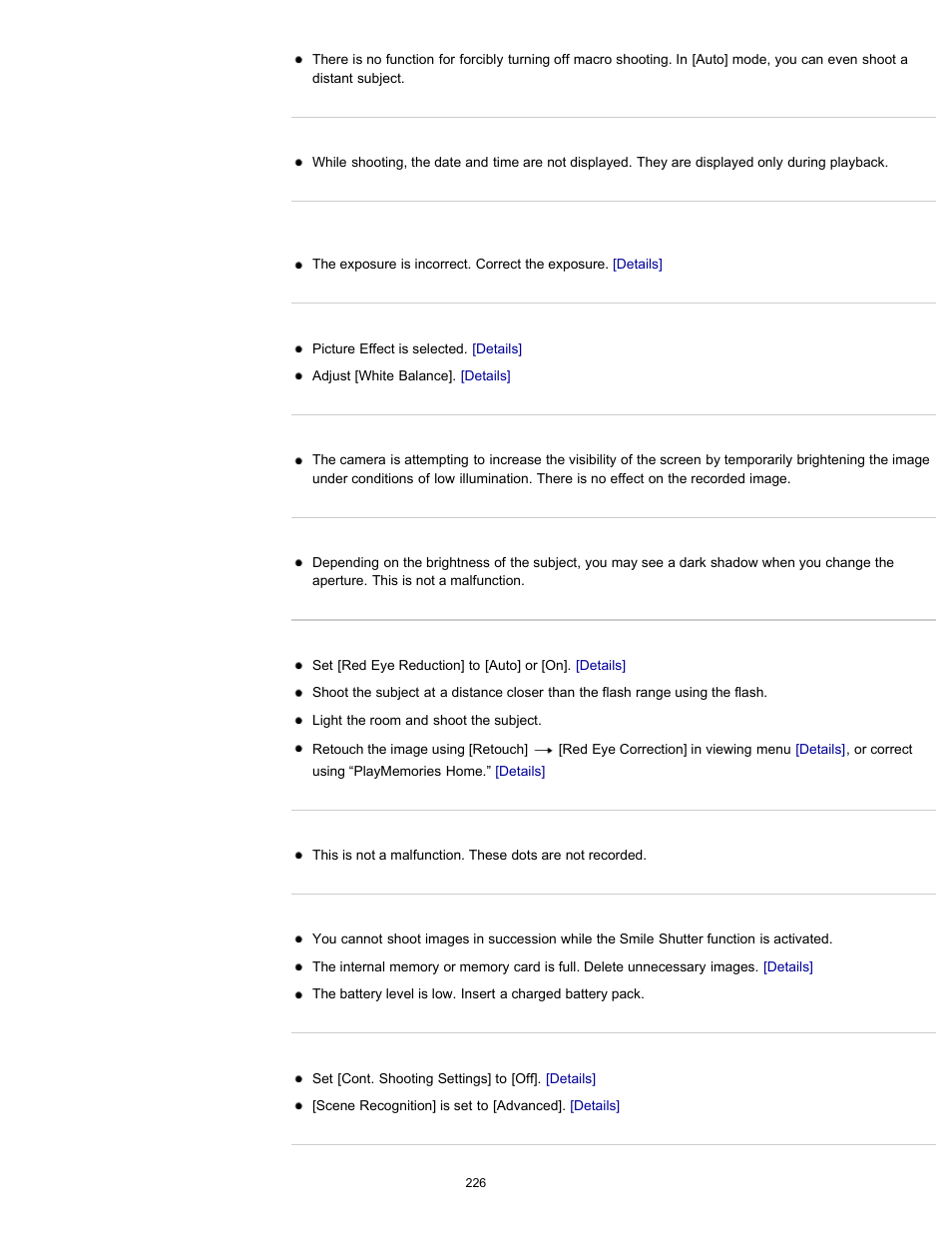 Sony DSC-TX20 User Manual | Page 226 / 262