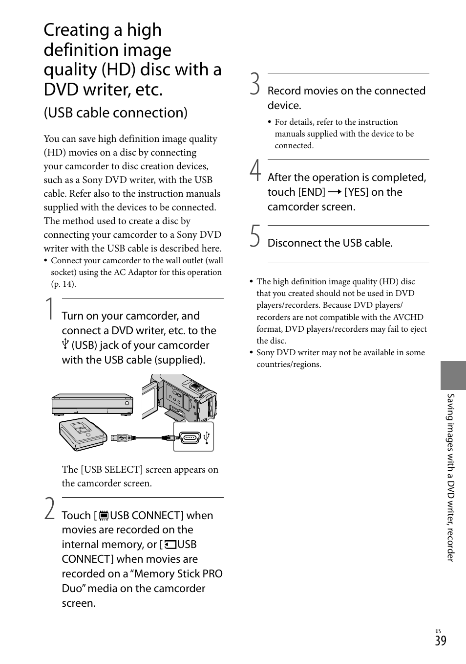 Sony HDR-CX100 User Manual | Page 39 / 124