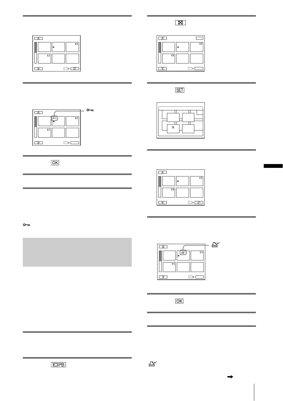P. 109), Selecting still images for printing – print mark, Du b b in g /e d itin g | Sony DCR-PC350 User Manual | Page 109 / 152