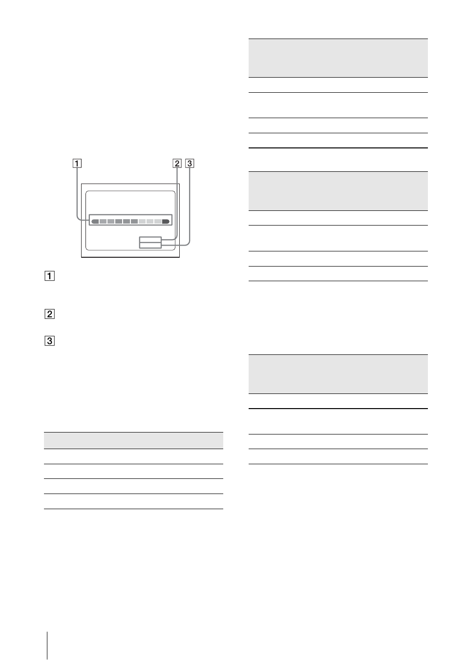 Charging time, Recording time when recording with the viewfinder, Playing time | Sony DCR-PC350 User Manual | Page 18 / 152