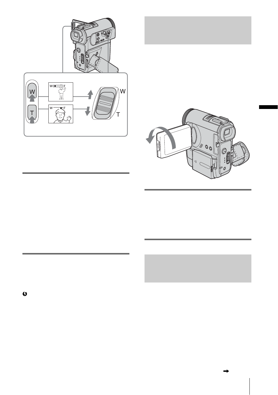 Recording in mirror mode, Using the self-timer, Recording in mirror mode using the self-timer | Recor d ing | Sony DCR-PC350 User Manual | Page 29 / 152