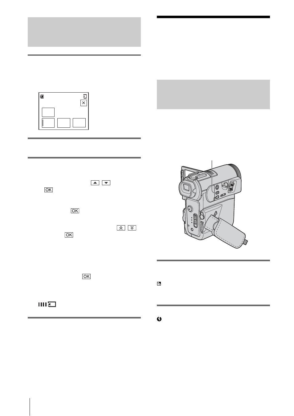 Making full use of easy handycam operation, Adjusting the exposure, Adjusting the exposure for backlit subjects | E (p. 38), K light (p. 38), P. 38) | Sony DCR-PC350 User Manual | Page 38 / 152