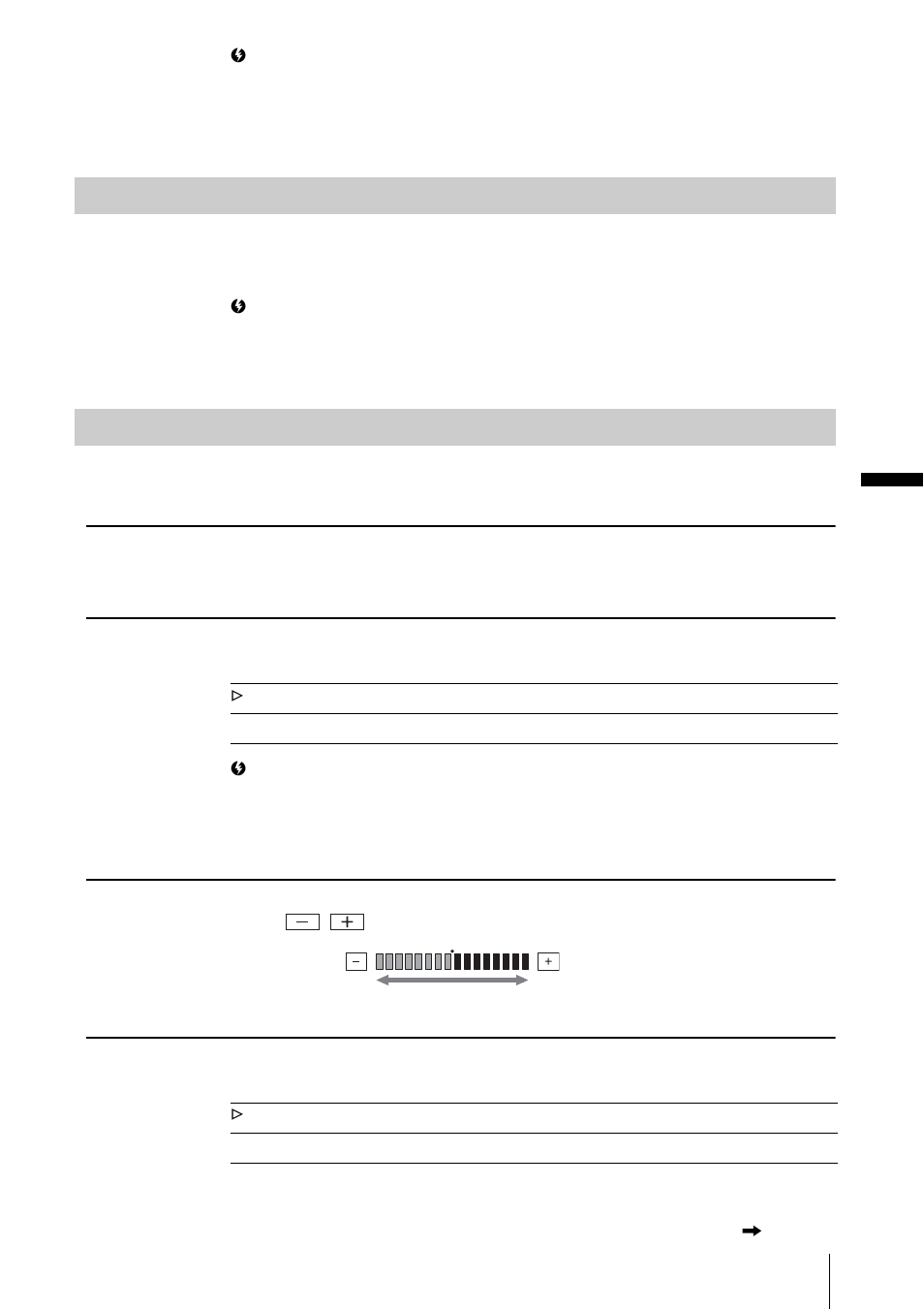 P. 85), Audio mix, Lcd/vf set | Lcd bright, Lcd bl level, Lcd color, Vf b.light | Sony DCR-PC350 User Manual | Page 85 / 152