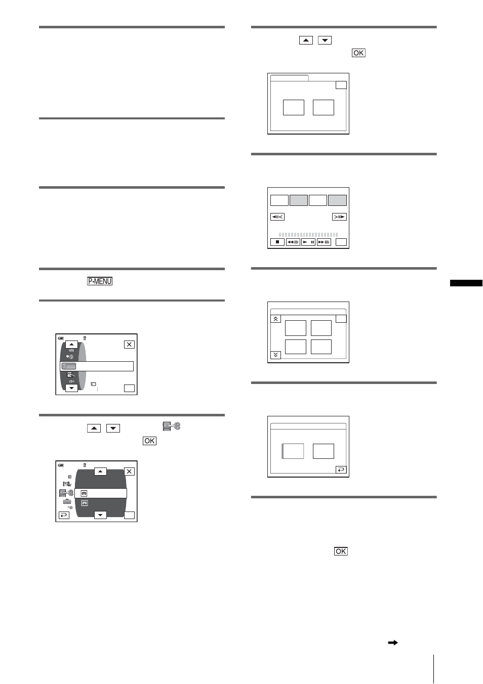 Du b b in g /e d itin g, Prepare your vcr, Prepare your camcorder (playing device) | Touch, Touch [menu, Touch / to select (edit/ play), then touch, Touch / to select [prog. edit], then touch, Touch [other device, Touch [edit set, Touch [control | Sony DCR-PC350 User Manual | Page 99 / 152