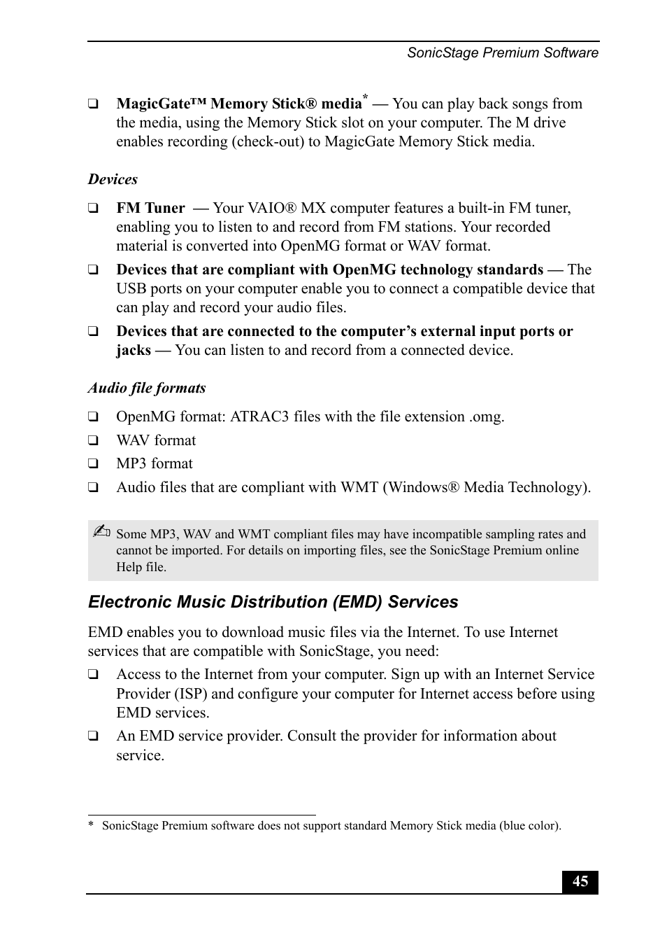 Sony PCV-MXS20 User Manual | Page 45 / 113
