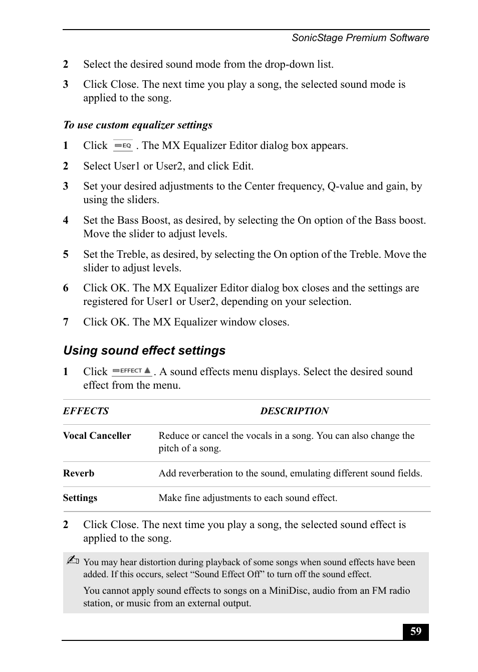 Sony PCV-MXS20 User Manual | Page 59 / 113