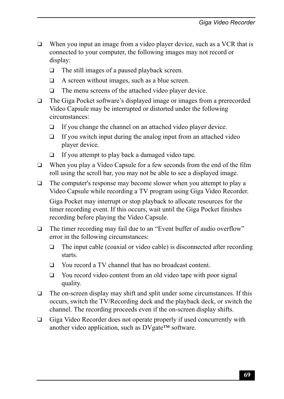 Sony PCV-MXS20 User Manual | Page 69 / 113