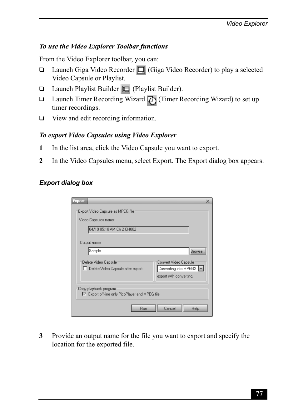 Sony PCV-MXS20 User Manual | Page 77 / 113