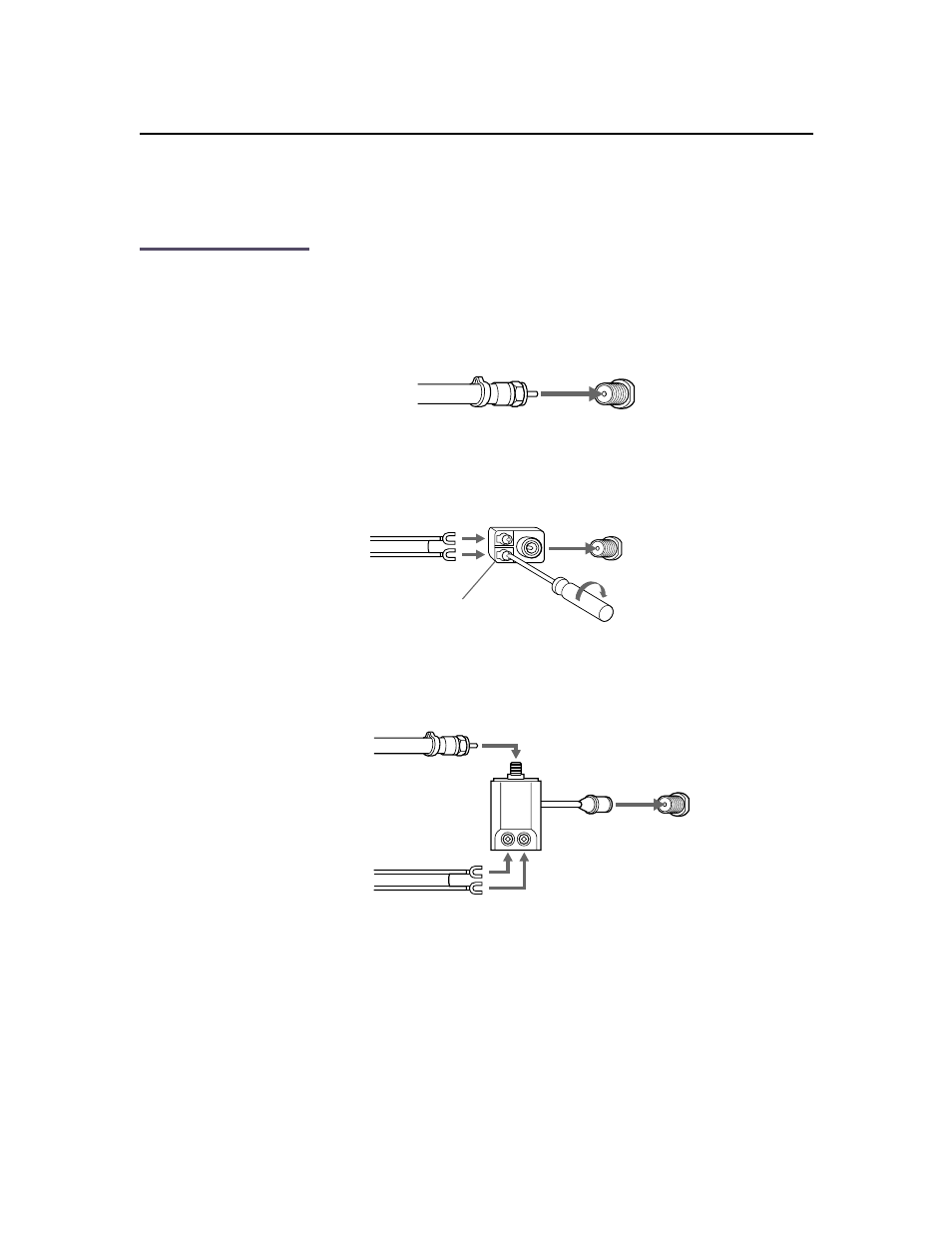Basic connection (connecting cable tv or antenna), Connecting directly to cable or to an antenna, Basic connection | Connecting cable tv or antenna) | Sony KV-36XBR450 User Manual | Page 18 / 72