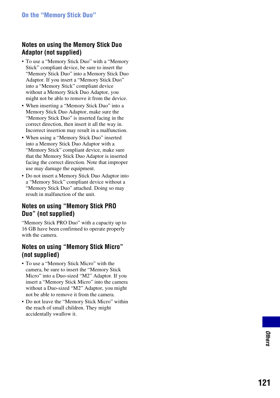 Sony DSC-W130 User Manual | Page 121 / 128