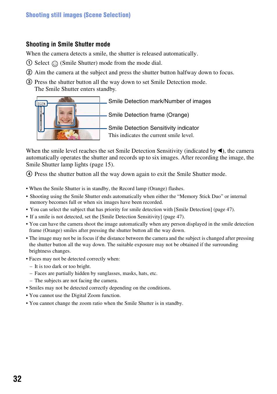 Sony DSC-W130 User Manual | Page 32 / 128