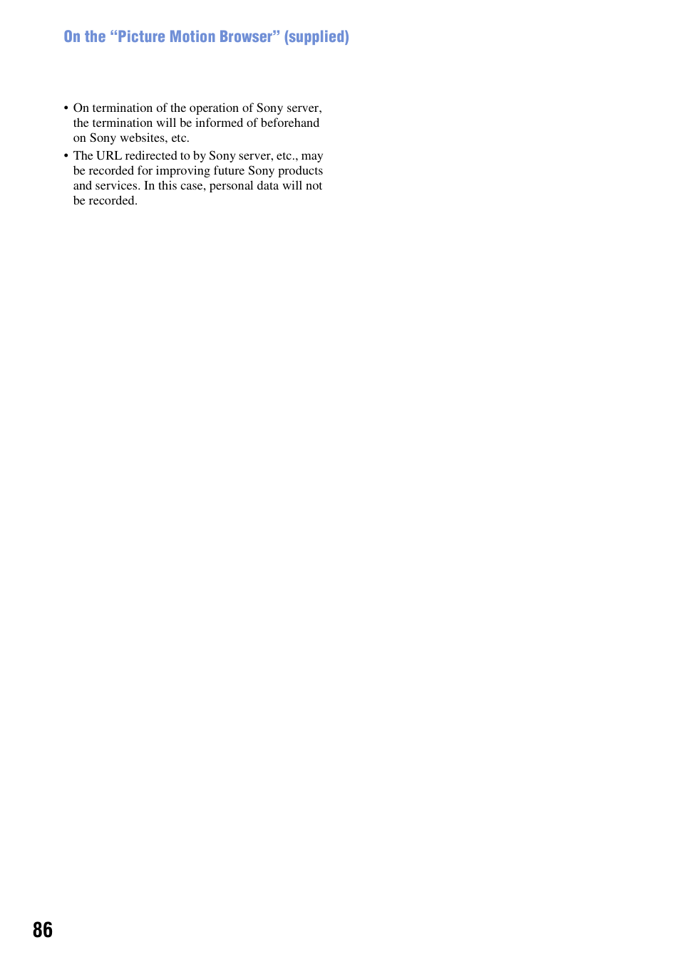 Sony DSC-W130 User Manual | Page 86 / 128