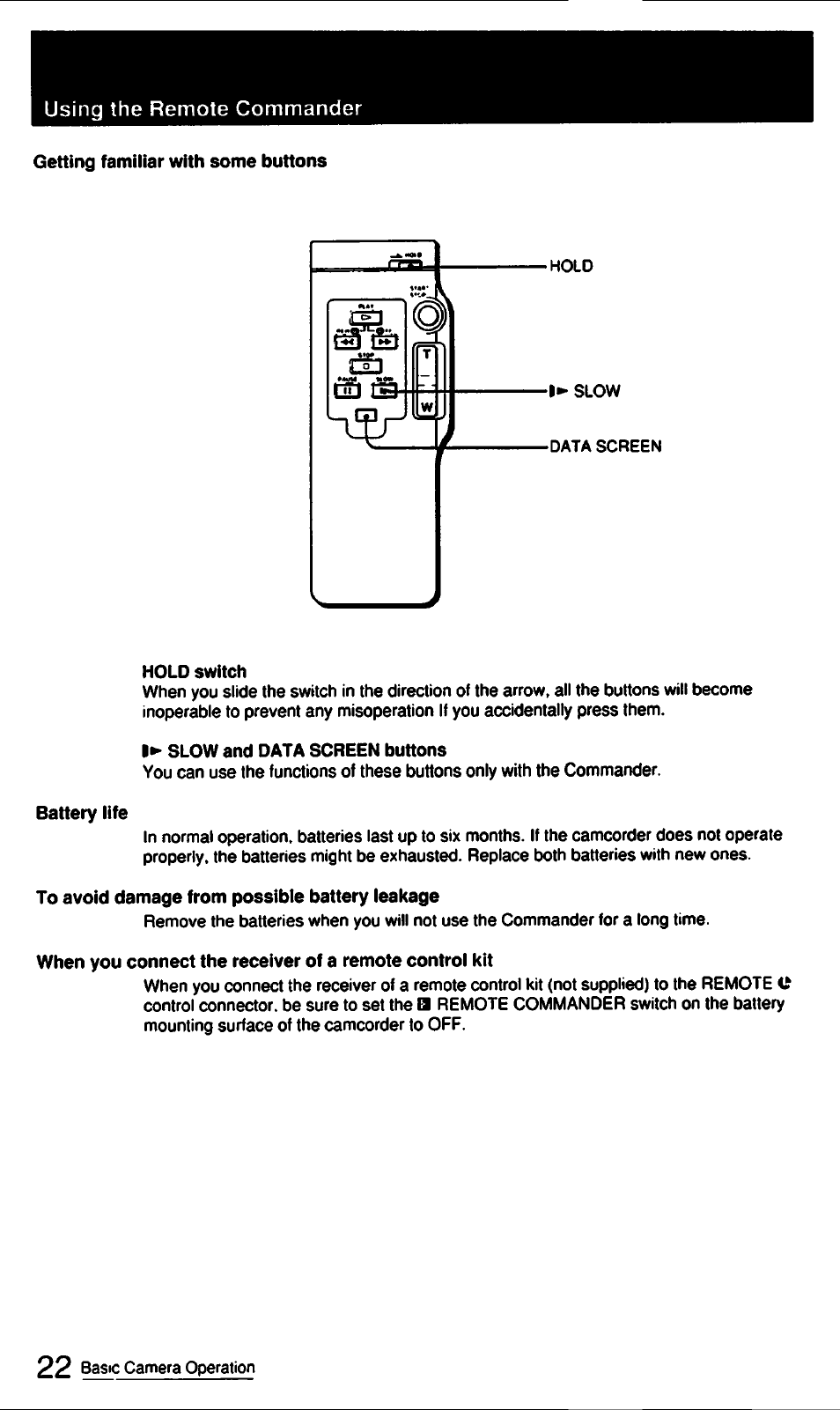 Sony CCD-FX510 User Manual | Page 22 / 76