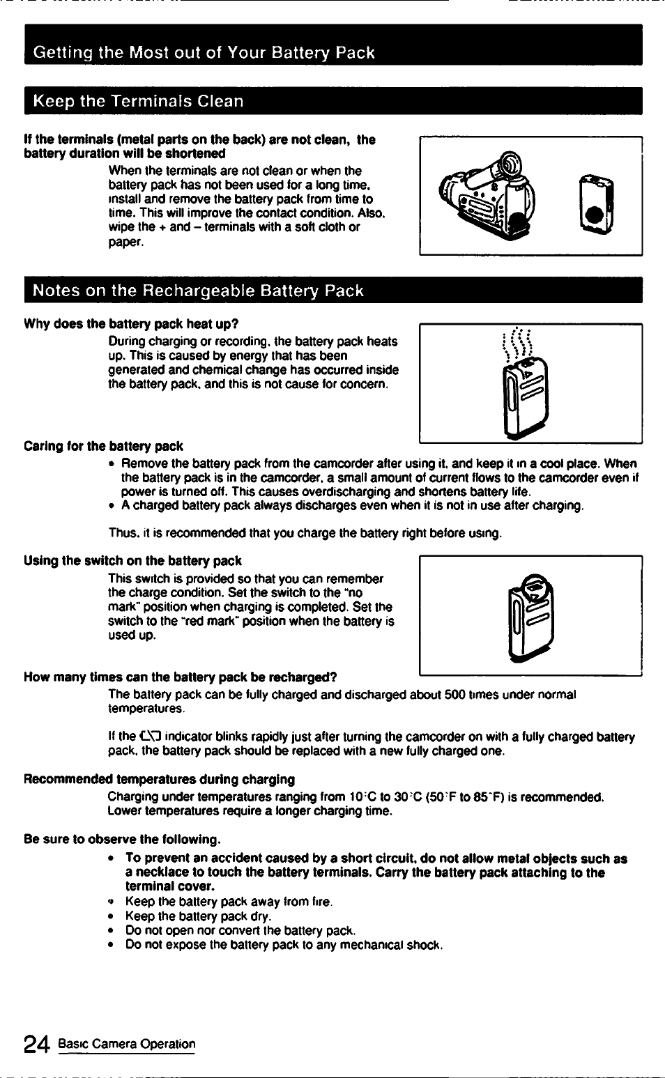 Sony CCD-FX510 User Manual | Page 24 / 76
