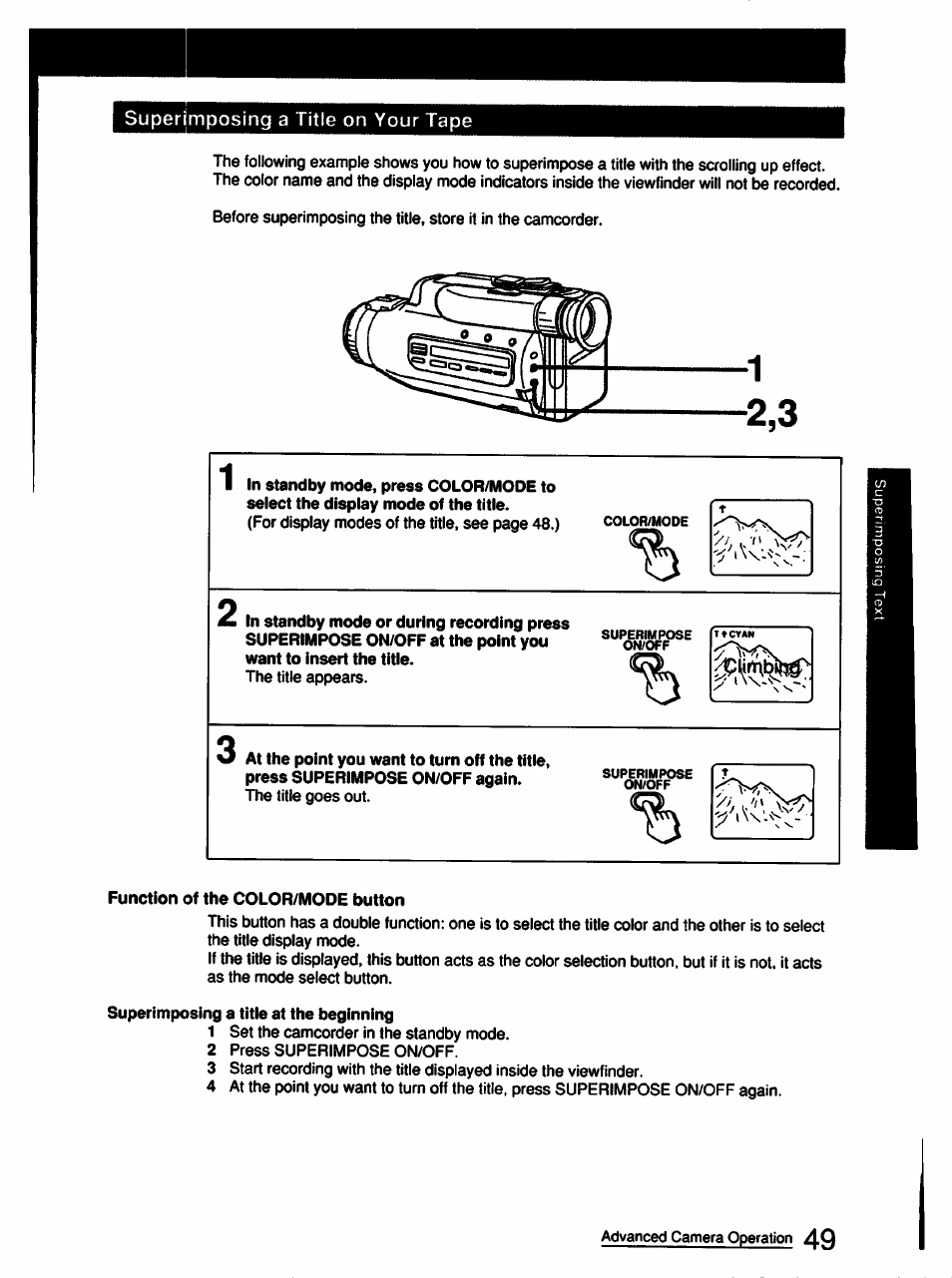 Sony CCD-FX510 User Manual | Page 49 / 76
