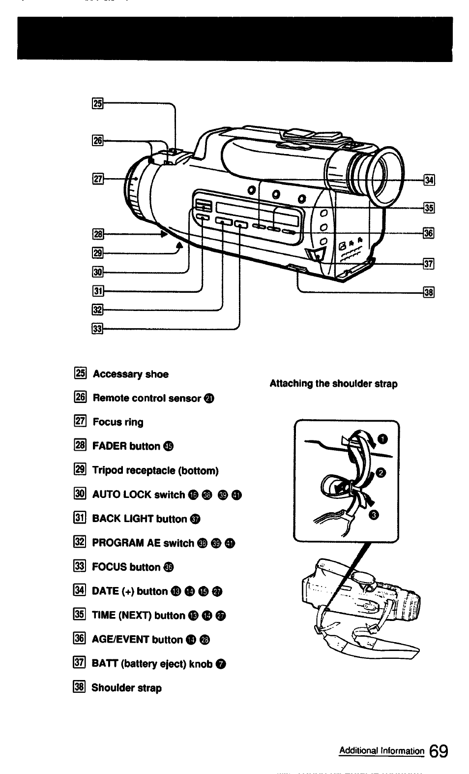 Sony CCD-FX510 User Manual | Page 69 / 76