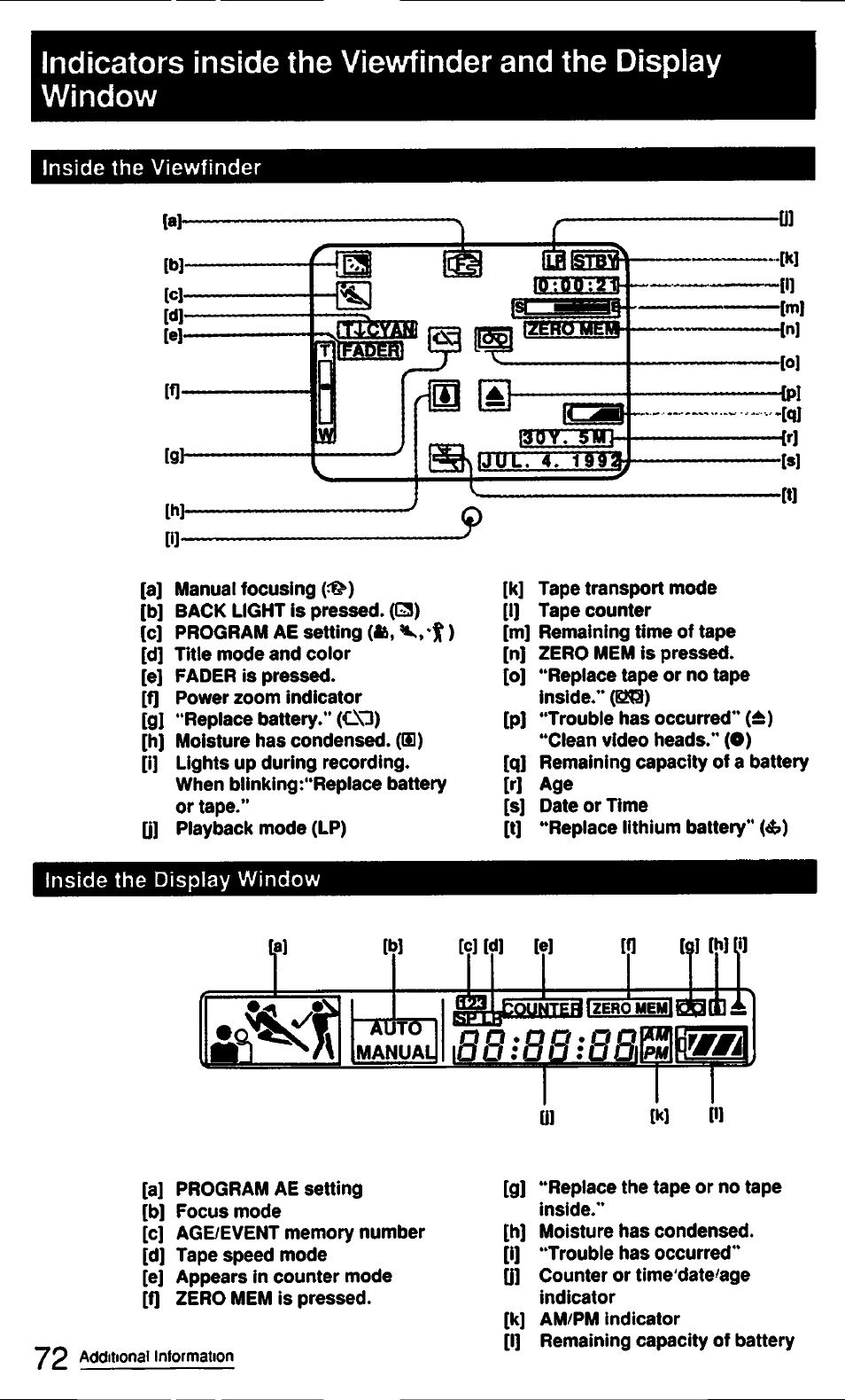 Cx3) [p | Sony CCD-FX510 User Manual | Page 72 / 76