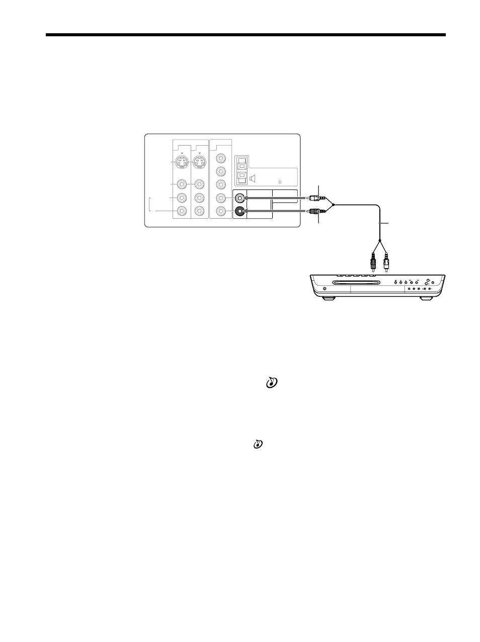 Connecting an audio receiver | Sony KE-42M1 User Manual | Page 26 / 84