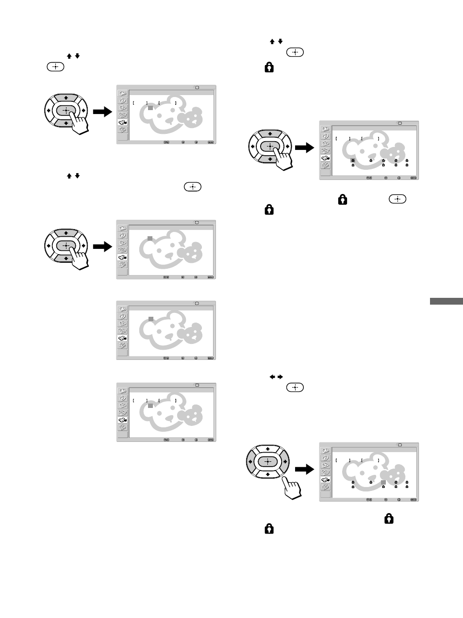 Using advanced features, Continued) | Sony KE-42M1 User Manual | Page 69 / 84