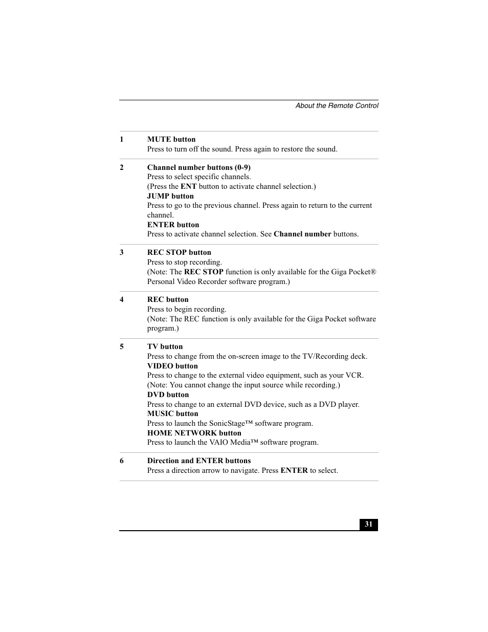 Sony PCV-V200G User Manual | Page 31 / 60