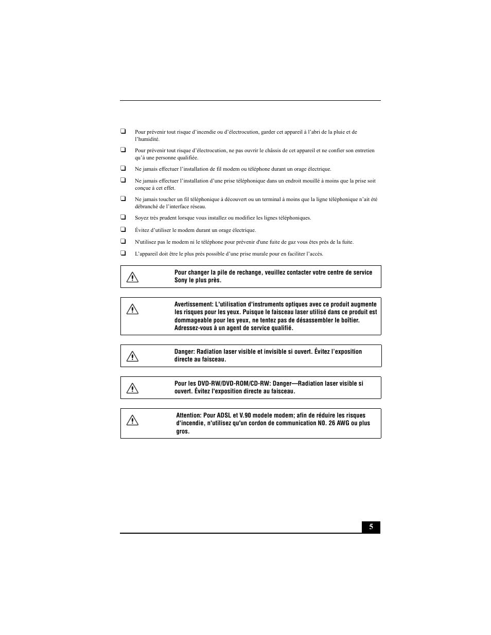 Sony PCV-V200G User Manual | Page 5 / 60