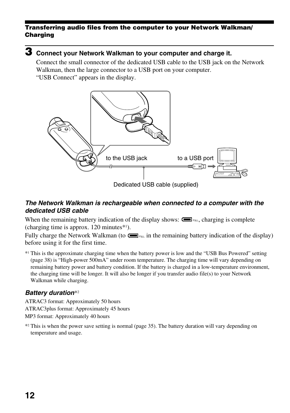 Sony NW-E407 User Manual | Page 12 / 55