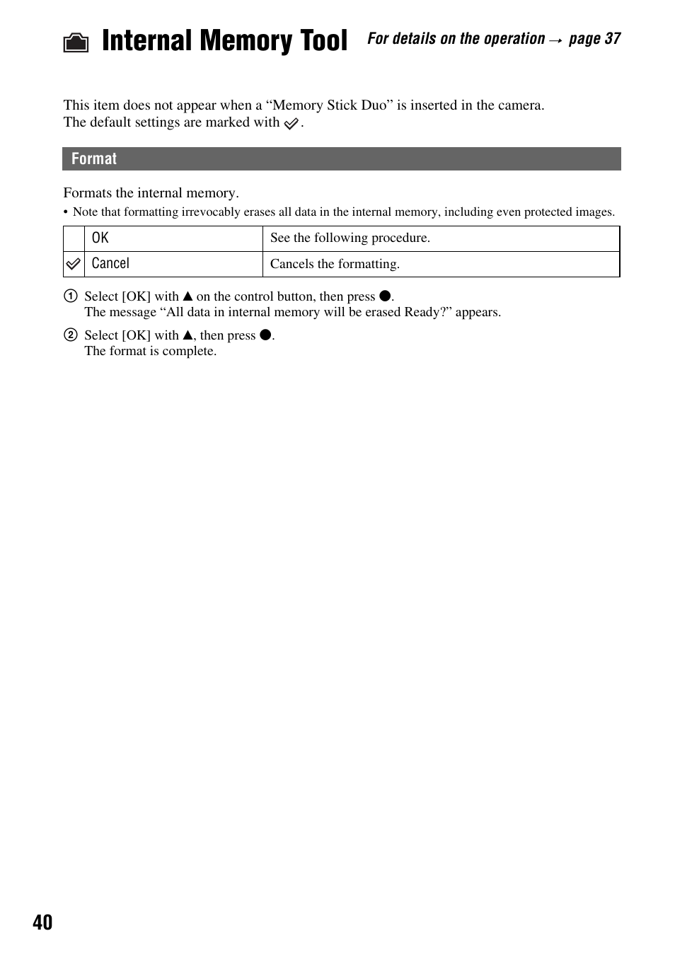 Sony DSC-S45 User Manual | Page 40 / 91