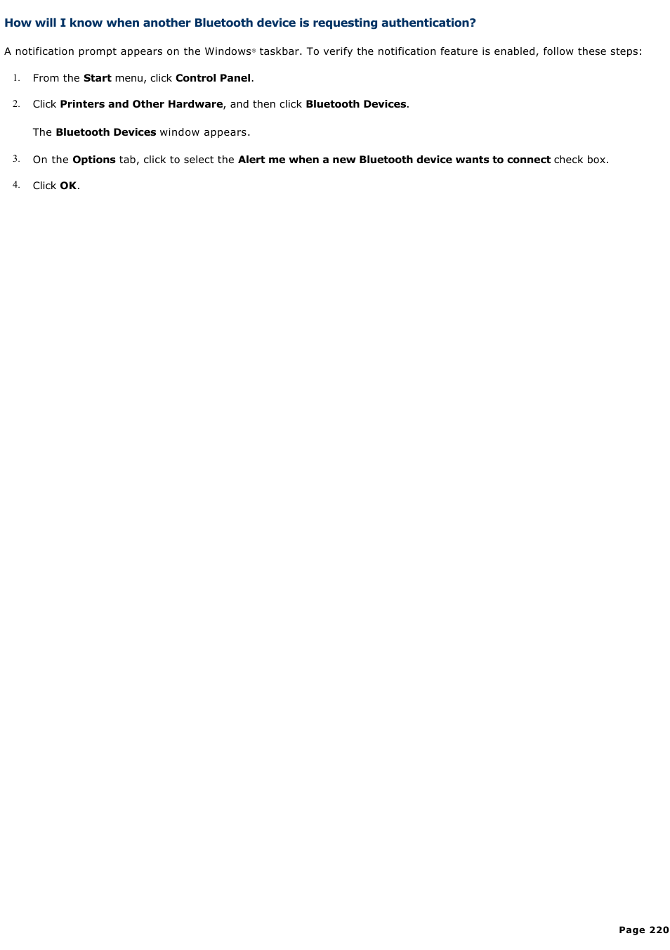 Sony VGN-A600P User Manual | Page 220 / 269