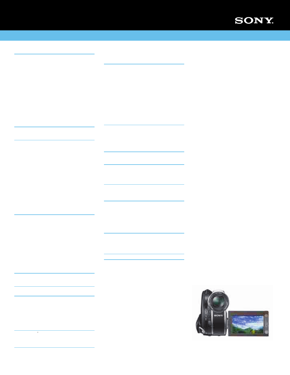 Dcr-dvd810, Dvd handycam® camcorder, Specifications | Sony DCR-DVD810 User Manual | Page 2 / 2
