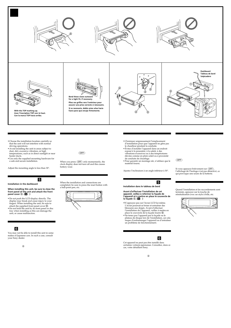 Sony MEX-5DI User Manual | Page 3 / 4