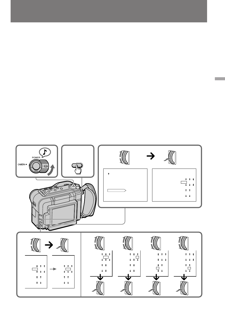 Reajuste de la fecha y hora, Resetting the date and time | Sony DCR-SC100 User Manual | Page 76 / 116