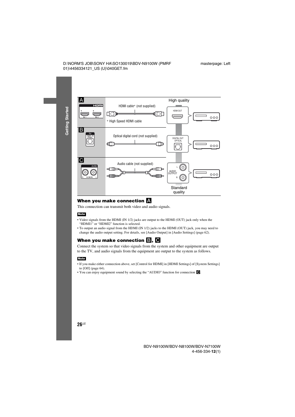 Sony BDV-N8100W User Manual | Page 26 / 88