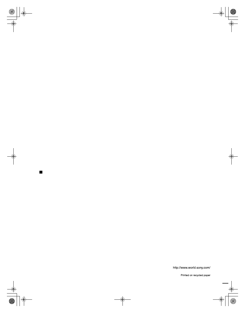 Sony SDM-N50R User Manual | Page 104 / 104