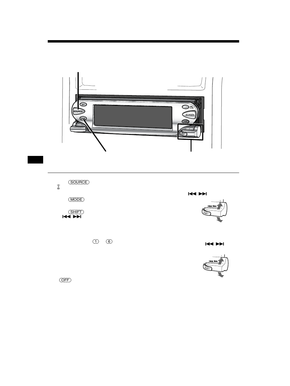 Listening to radio | Sony MEX-5DI User Manual | Page 14 / 170
