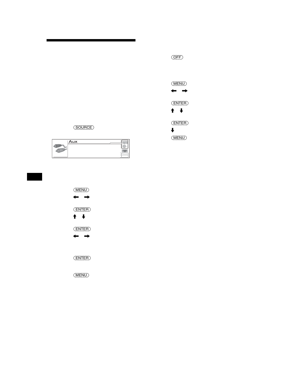 Conexión de equipos auxiliares de audio, Conexión de equipos auxiliares, De audio | Sony MEX-5DI User Manual | Page 158 / 170